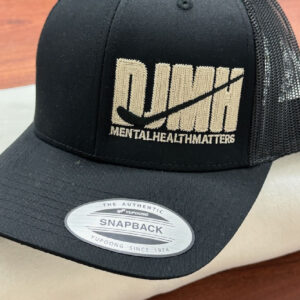 DJMH Hockey Lace Textured Curved Mesh Snapback