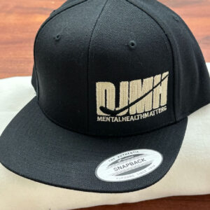 DJMH Hockey Lace Textured Flat Full Fabric Snapback